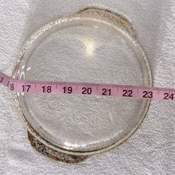 Vintage Anchor Hocking Fire King Gold Fleck Casserole & Stand Georges Briard Lid - Picture 15 of 15